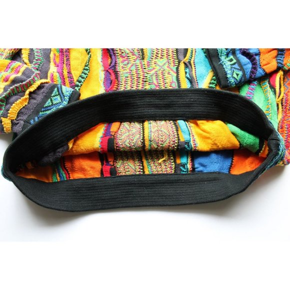 Coogi Vintage Colourful Cotton Sweater Size XL Notorious Big Style Very Rare - Picture 7 of 11